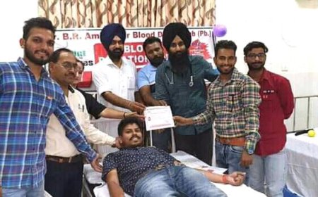 ਡਾ. ਬੀ. ਆਰ. ਅੰਬੇਡਕਰ ਬਲੱਡ ਡੋਨਰ ਕਲੱਬ ਵੱਲੋਂ ਚੌਥਾ ਖ਼ੂਨਦਾਨ ਕੈਂਪ ਲਗਾਇਆ ਗਿਆ