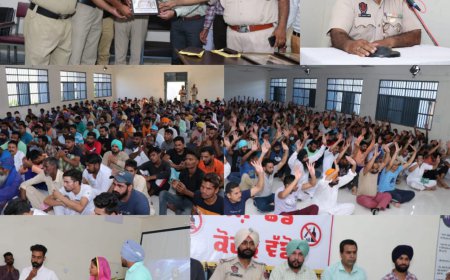 ਸ੍ਰੀ ਮੁਕਤਸਰ ਸਾਹਿਬ ਵਿਖੇ ਨਸ਼ਿਆਂ ਦੇ ਮਾੜੇ ਪ੍ਰਭਾਵ ਬਾਰੇ ਕੀਤਾ ਜਾਗਰੂਕ