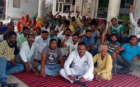 ਸਫ਼ਾਈ ਕਰਮਚਾਰੀਆਂ ਵਲੋਂ ਤਨਖਾਹ ਨਾ ਮਿਲਣ ਤੇ ਦੂਜੇ ਦਿਨ ਵੀ ਰੋਸ ਪ੍ਰਦਰਸ਼ਨ ਜਾਰੀ