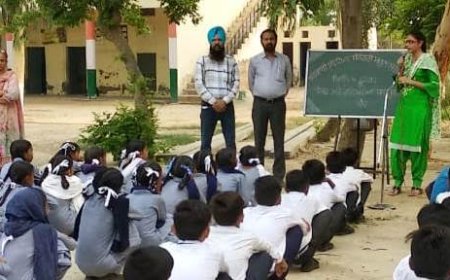 ਬੁਰਜ ਸਿੱਧਵਾਂ ਸਕੂਲ ਵਿਖੇ ਕੈਂਸਰ ਅਤੇ ਡਾਇਰੀਆ ਸਬੰਧੀ ਜਾਗੂਰਕ ਕੀਤਾ