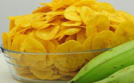 ਕੇਲਾ ਚਿਪਸ ਬਣਾਉਣ ਦੀ ਵਿਧੀ