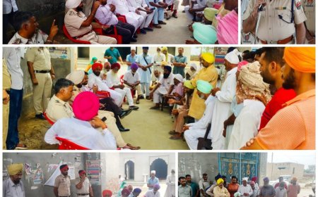 ਜ਼ਿਲ੍ਹਾ ਪੁਲਿਸ ਵੱਲੋਂ ਪਿੰਡ ਘੱਗਾ ਵਿਖੇ ਨਸ਼ਿਆਂ ਦੇ ਮਾੜੇ ਪ੍ਰਭਾਵਾਂ ਬਾਰੇ ਕੀਤਾ ਜਾਗਰੂਕ