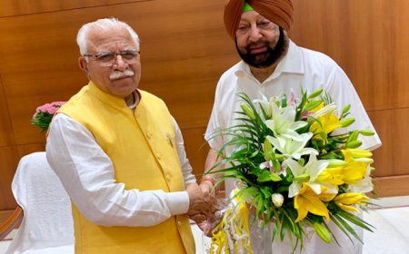 ਪੰਜਾਬ ਅਤੇ ਹਰਿਆਣਾ ਦੇ ਮੁੱਖ ਮੰਤਰੀਆਂ  ਨੇ ਨਸ਼ਿਆਂ ਦੇ ਮੁੱਦੇ 'ਤੇ ਅੰਤਰਰਾਜੀ ਬੈਠਕ 'ਤੇ ਜਤਾਈ ਸਹਿਮਤੀ