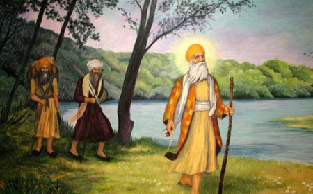 ਸ਼੍ਰੀ ਗੁਰੂਨਾਨਕ ਦੇਵ ਜੀ ਨੇ ਆਪਣੀਆਂ ਚਾਰ ਉਦਾਸੀਆਂ  ਦੋਰਾਨ 1,00,000 ਕਿਲੋਮੀਟਰ ਤੋਂ ਵੀ ਵੱਧ ਸਫ਼ਰ ਸਿਰਫ ਪੈਦਲ ਹੀ ਤੈਅ ਕੀਤਾ ।