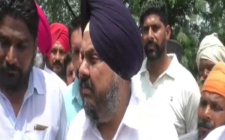 ਪਿੰਡਾਂ 'ਚ ਹੜ੍ਹਾਂ ਵਰਗੇ ਹਾਲਾਤ ਕਾਰਨ ਲੋਕਾਂ ਵਲੋਂ ਮੁੱਖ ਮਾਰਗ ਜਾਮ