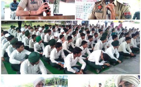 ਜ਼ਿਲ੍ਹਾ ਪੁਲਿਸ ਵੱਲੋਂ ਗੁਰੂ ਗੋਬਿੰਦ ਸਿੰਘ ਪਬਲਿਕ ਸਕੂਲ ਮਰਾੜ ਕਲਾਂ ਵਿਖੇ ਨਸ਼ਿਆਂ ਵਿਰੁੱਧ ਕੀਤਾ ਜਾਗਰੂਕ