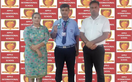 ਜ਼ਿਲ੍ਹਾ ਓਪਨ ਰਾਈਫਲ ਨਿਸ਼ਾਨੇਬਾਜ਼ੀ ਮੁਕਾਬਲੇ ਵਿੱਚ ਐਪਲ ਇੰਟਰਨੈਸ਼ਨਲ ਸਕੂਲ ਦੇ ਵਿਦਿਆਰਥੀ ਨੇ ਕਾਂਸੀ ਦਾ ਮੈਡਲ ਪ੍ਰਾਪਤ ਕੀਤਾ