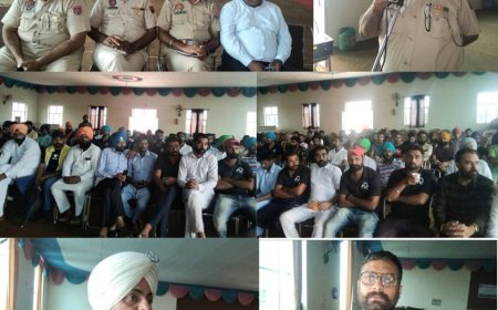 ਜ਼ਿਲ੍ਹਾ ਪੁਲਿਸ ਵੱਲੋਂ ਪਿੰਡ ਅਬਲੂ ਕੋਟਲੀ ਦੇ ਨਗਰ ਨਿਵਾਸੀਆਂ ਨੂੰ ਨਸ਼ਿਆਂ ਦੇ ਮਾੜੇ ਪ੍ਰਭਾਵਾਂ ਬਾਰੇ ਕੀਤਾ ਜਾਗਰੂਕ