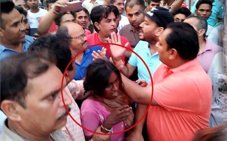 ਹਸ਼ਿਆਰਪੁਰ 'ਚ ਹੋਈ ਵਾਰਦਾਤ, ਔਰਤ ਨੂੰ ਬੱਚਾ ਚੁੱਕਦੇ ਹੋਏ ਲੋਕਾਂ ਨੇ ਰੰਗੇ ਹੱਥੀਂ ਪਕੜਿਆ