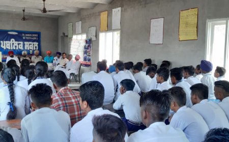 ਪਿੰਡ ਥੇਹਰੀ ਵਿਚ ਸ਼ਿਸ਼ੂ ਪਬਲਿਕ ਸਕੂਲ ਵਿਖੇ ਨਸ਼ਾਵਿਰੋਧੀ ਅਤੇ ਟ੍ਰੈਫਿਕ ਨਿਯਮ ਜਾਗਰੂਕਤਾ ਲਗਾਇਆ ਗਿਆ ਸੈਮੀਨਾਰ