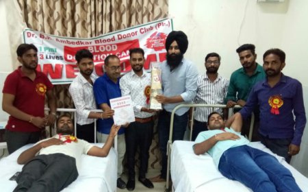 ਡਾ.ਬੀ. ਆਰ. ਅੰਬੇਡਕਰ ਬਲੱਡ ਡੋਨਰ ਕਲੱਬ (ਰਜਿ.) ਮਲੋਟ ਵੱਲੋ ਸਰਕਾਰੀ ਹਸਪਤਾਲ ਮਲੋਟ ਵਿਖੇ ਲਗਾਇਆ ਗਿਆ 5ਵਾਂ ਖੂਨਦਾਨ ਕੈਂਪ