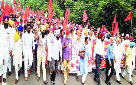 ਬਿਜਲੀ-ਪਾਣੀ ਦੇ ਰੇਟ ਘਟਾਉਣ ਲਈ ਸੰਘਰਸ਼,ਲੋਕਾਂ ਨੇ ਕੀਤਾ ਮੋਤੀ ਮਹਿਲ ਤੱਕ ਰੋਸ ਮਾਰਚ