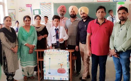ਅਬੁਲ ਖੁਰਾਣਾ ਸਕੂਲ ਵਿਖੇ ਵਿਗਿਆਨ ਪ੍ਰਦਰਸ਼ਨੀ ਲਗਾਈ