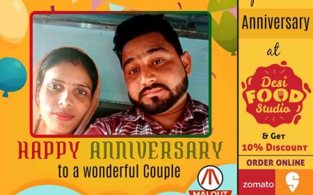 HAPPY MARRIGE ANNIVERSARY TO VICKEY NAAGAR & RAJNI RANI
