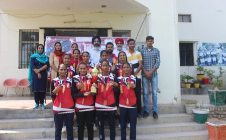 ਵਾਲੀਬਾਲ ਖੇਡਾਂ ' ਚ ਲਗਾਤਾਰ ਚੌਥੀ ਵਾਰ ਨਿਸ਼ਾਨ ਅਕੈਡਮੀ ਪੂਰੇ ਪੰਜਾਬ ਚੋਂ ਪਹਿਲੇ ਨੰਬਰ ਤੇ