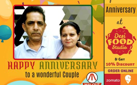 Happy Marriage Anniversary to Sandeep & Rajni Middha