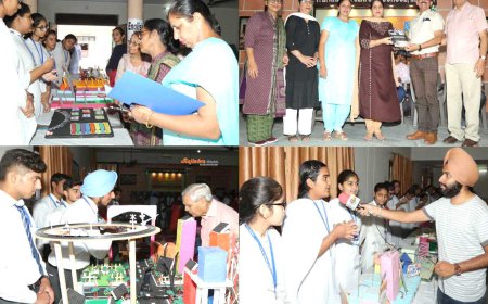 ਜੀ.ਟੀ.ਬੀ. ਖਾਲਸਾ ਸੀਨੀਅਰ ਸੈਕੰਡਰੀ, ਸਕੂਲ, ਮਲੋਟ ਵਿਖੇ ਮਾਡਲ ਅਤੇ ਪ੍ਰੋਜੈਕਟ ਮੇਲਾ ਲਗਾਇਆ