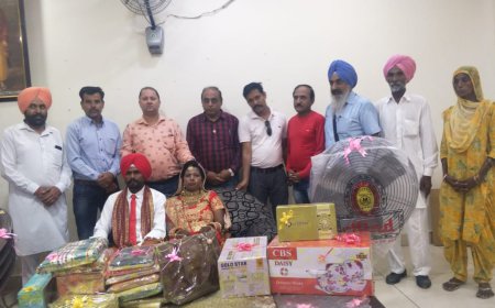 ਇਲਾਕਾ ਵਾਸੀਆਂ ਦੇ ਸਹਿਯੋਗ ਨਾਲ ਜਰੂਰਤਮੰਦ ਲੜਕੀ ਦਾ ਵਿਆਹ ਹੋਇਆ ਸੰਪੂਰਨ