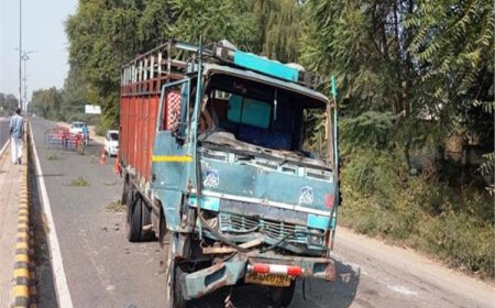 ਸੜਕ ਹਾਦਸੇ 'ਚ  ਇੱਕ ਵਿਅਕਤੀ ਦੀ ਮੌਤ, ਇੱਕ ਜਖ਼ਮੀ