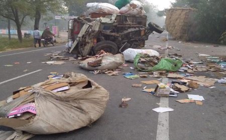 ਸ੍ਰੀ ਮੁਕਤਸਰ ਸਾਹਿਬ-ਕੋਟਕਪੁਰਾ ਰੋਡ 'ਤੇ ਦੋ ਗੱਡੀਆਂ ਦੀ ਭਿਆਨਕ ਟੱਕਰ