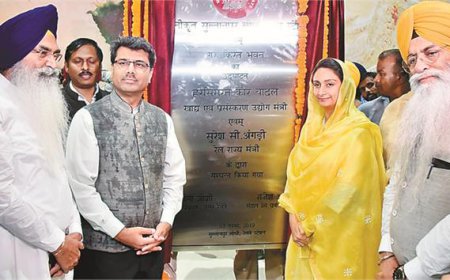 ਹਰਸਿਮਰਤ ਬਾਦਲ ਵੱਲੋਂ ਸੁਲਤਾਨਪੁਰ ਲੋਧੀ ਵਿਖੇ ਆਧੁਨਿਕ ਰੇਲਵੇ ਸਟੇਸ਼ਨ ਦਾ ਉਦਘਾਟਨ