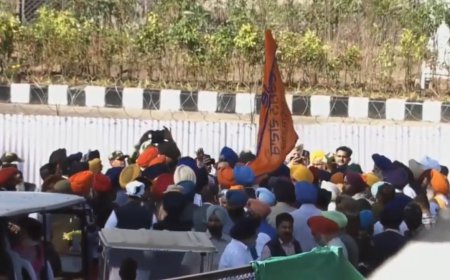 ਖਾਲਸਾਈ ਝੰਡਾ ਲਹਿਰਾ ਕੇ ਪੀ. ਐੱਮ. ਮੋਦੀ ਨੇ ਪਹਿਲਾ ਜਥਾ ਕੀਤਾ ਰਵਾਨਾ