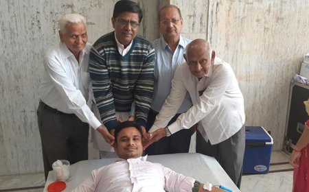 ਯੂਥ ਅਗਰਵਾਲ ਸਭਾ ਵੱਲੋਂ ਲਗਾਇਆ ਗਿਆ ਖੂਨਦਾਨ ਕੈਂਪ