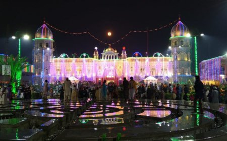 550 ਸਾਲਾ ਪ੍ਰਕਾਸ਼ ਪੁਰਬ ਮੌਕੇ ਗੁਰਦੁਆਰਾ ਸ਼੍ਰੀ ਨਨਕਾਣਾ ਸਾਹਿਬ ਵਿਖੇ ਦੀਪਮਾਲਾ ਦਾ ਅਲੌਕਿਕ ਦ੍ਰਿਸ਼