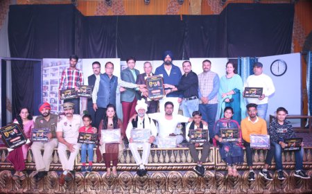 ਨਵ ਕਲਾਕਾਰਾਂ ਵੱਲੋਂ ਪੇਸ਼ ਪੰਜਾਬੀ ਕਮੇਡੀ ਨਾਟਕ 'ਉਧਾਰਾ ਪਤੀ' ਨੇ ਦਰਸ਼ਕ ਕੀਲੇ