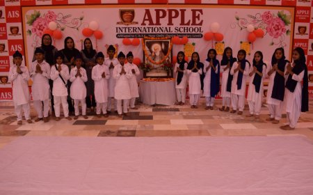 ਐਪਲ ਇੰਟਰਨੈਸ਼ਨਲ ਸਕੂਲ ਵਿਖੇ ਧੂਮ-ਧਾਮ ਨਾਲ ਮਨਾਇਆ ਗਿਆ ਗੁਰੂ ਨਾਨਕ ਦੇਵ ਜੀ 550ਵਾਂ ਅਵਤਾਰ ਪੁਰਬ