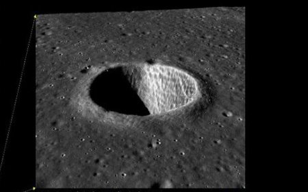 ਚੰਦਰਯਾਨ-2 ਵੱਲੋਂ ਚੰਦਰਮਾ ਦੀ ਭੇਜੀ ਗਈ ਇੱਕ ਤਸਵੀਰ