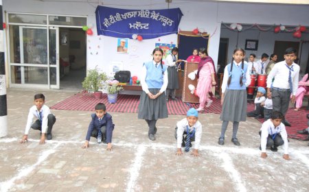 ਜੀ. ਟੀ. ਬੀ. ਖਾਲਸਾ ਮਿਡਲ ਸਕੂਲ ਵਿਖੇ ਮਨਾਇਆ ਗਿਆ ਬਾਲ ਦਿਹਾੜਾ