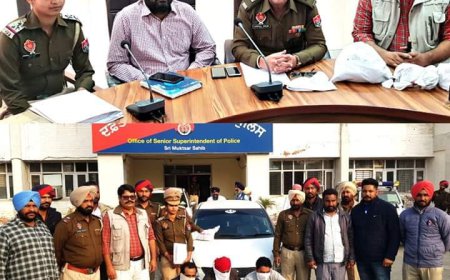 ਪੁਲਿਸ ਵੱਲੋਂ 140 ਗ੍ਰਾਮ ਹੈਰੋਇਨ, 5 ਲੱਖ 32 ਹਜ਼ਾਰ ਡਰੱਗ ਮਨੀ ਅਤੇ 32 ਬੋਰ ਰਿਵਾਲਵਰ ਸਮੇਤ 3 ਵਿਅਕਤੀਆਂ ਨੂੰ ਕੀਤਾ ਗਿਆ ਗ੍ਰਿਫ਼ਤਾਰ