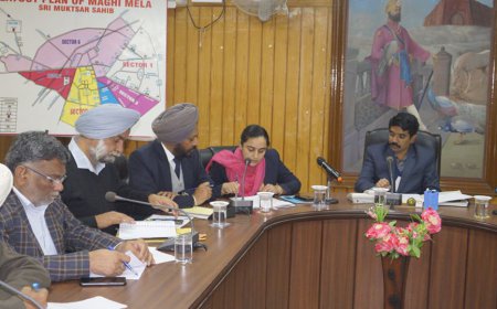 ਮਾਘੀ ਦੀ ਤਿਆਰੀਆਂ ਸਬੰਧੀ ਪਲੇਠੀ ਮੀਟਿੰਗ ਹੋਈ, ਡਿਪਟੀ ਕਮਿਸ਼ਨਰ ਵੱਲੋਂ ਅਗੇਤੇ ਪ੍ਰਬੰਧਾਂ ਦੇ ਹੁਕਮ