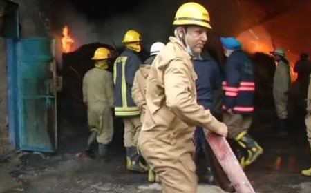 ਦਿੱਲੀ ਦੇ ਮੁੰਡਕਾ ਇਲਾਕੇ ‘ਚ ਲੱਗੀ ਭਿਆਨਕ ਅੱਗ