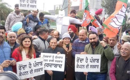 ਨਾਗਰਿਕਤਾ ਸੋਧ ਬਿੱਲ ਪੰਜਾਬ 'ਚ ਲਾਗੂ ਨਾ ਕਰਨ ਕਰਕੇ ਕੈਪਟਨ ਖਿਲਾਫ ਪ੍ਰਦਰਸ਼ਨ