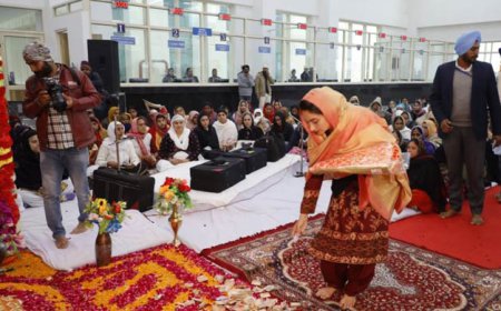 ਏਮਜ਼ OPD ਦੇ ਉਦਘਾਟਨ ਤੋਂ ਪਹਿਲਾਂ ਕਰਵਾਇਆ ਜਾ ਰਿਹੈ ਸ੍ਰੀ ਸੁਖਮਨੀ ਸਾਹਿਬ ਜੀ ਦਾ ਪਾਠ, ਹਰਸਿਮਰਤ ਕੌਰ ਬਾਦਲ ਹੋਏ ਨਤਮਸਤਕ