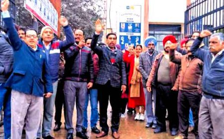 ਬੀਮਾ ਕਰਮਚਾਰੀਆਂ ਵੱਲੋਂ ਕੀਤੀ ਗਈ ਗੇਟ ਰੈਲੀ