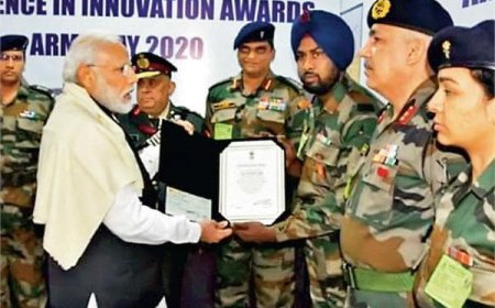 ਫੌਜ ਦੇ ਇਸ ਜਵਾਨ ਨੇ 1 ਲੱਖ ਰੁਪਏ ਚ' ਬਣਾਇਆ ਰੋਬੋਟ ਮੋਦੀ ਨੇ ਕੀਤਾ ਸਨਮਾਨਿਤ