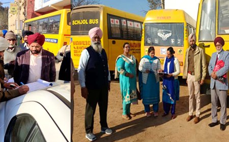 ਜ਼ਿਲ੍ਹੇ 'ਚ 73 ਵਾਹਨਾਂ ਦੇ ਚਲਾਨ, 5 ਵਾਹਨਾਂ ਨੂੰ ਕੀਤਾ ਜਬਤ