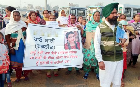 ਦਾਜ ਦੀ ਬਲੀ ਚਡ਼੍ਹੀ ਰਾਣੋ ਬਾਈ, ਪਰਿਵਾਰ ਨੇ ਕੱਢਿਆ ਕੈਂਡਲ ਮਾਰਚ ਇਨਸਾਫ ਦੀ ਮੰਗ