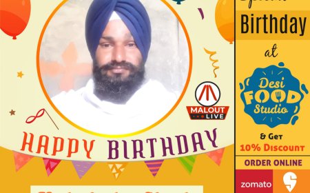 HAPPY B'DAY TO YADWINDER SINGH