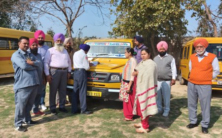 ਸੇਫ ਸਕੂਲ ਵਾਹਨ 17 ਵਾਹਨਾਂ ਦੇ ਕੀਤੇ ਚਲਾਨ, 3 ਜਬਤ