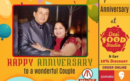 Happy Marriage Anniversary To Mr. Mohinder Pal & Mrs. Kanchan Khunger