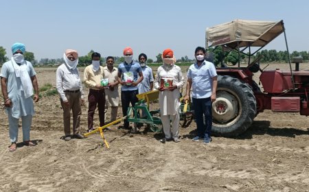 ਜਿ਼ਲ੍ਹੇ ਦੇ ਕਿਸਾਨਾਂ ਵਲੋਂ ਝੋਨੇ ਦੀ ਫਸਲ ਦੀ ਬਜਾਏ ਨਰਮੇ ਦੀ ਕਾਸ਼ਤ ਨੂੰ ਦਿੱਤੀ ਜਾ ਰਹੀ ਹੈ ਪਹਿਲ