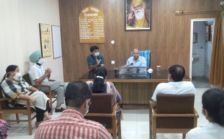 ਮਿਸ਼ਨ ਫਤਿਹ ਤਹਿਤ ਸਿਵਿਲ ਸਰਜਨ ਸ੍ਰੀ ਮੁਕਤਸਰ ਸਾਹਿਬ ਨੇ ਸਮੂਹ ਸੀਨੀਅਰ ਮੈਡੀਕਲ ਅਫ਼ਸਰ ਨਾਲ ਕੀਤੀ ਮੀਟਿੰਗ