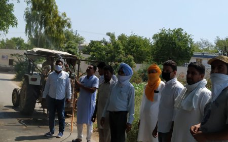 ਮਿਸ਼ਨ ਫਤਿਹ ਤਹਿਤ ਟਿੱਡੀ ਦਲ ਦੀ ਰੋਕਥਾਮ ਲਈ ਖੇਤੀਬਾੜੀ ਵਿਭਾਗ ਵਲੋਂ ਲਗਾਇਆ ਗਿਆ ਜਾਗਰੂਕਤਾ ਕੈਂਪ