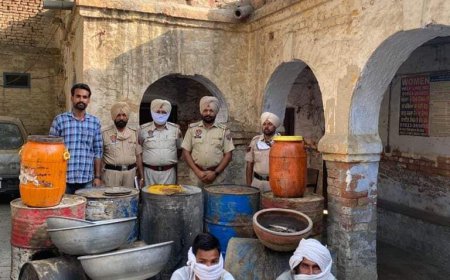 ਜ਼ਿਲ੍ਹਾ ਪੁਲਿਸ ਨੇ 1500 ਲੀਟਰ ਲਾਹਣ ਸਮੇਤ ਦੋ ਦੋਸ਼ੀਆਂ ਨੂੰ ਕੀਤਾ ਕਾਬੂ
