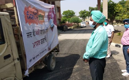 ਮਿਸ਼ਨ ਫਤਿਹ ਤਹਿਤ ਐਸ.ਡੀ.ਐਮ ਮਲੋਟ ਨੇ ਜਾਗਰੂਕ ਵੈਨਾਂ ਨੂੰ ਕੀਤਾ ਰਵਾਨਾ