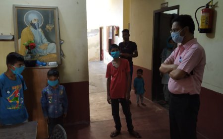 ਬਿਰਧ ਆਸ਼ਰਮ ਅਤੇ ਬਾਲ ਆਸ਼ਰਮ ਦਾ ਅਚਣਚੇਤ ਦੌਰਾ